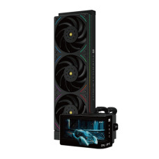 Thermalright Wonder Vision 360 UB ARGB Black CPU AIO Cooler,360mm Radiator, 2K 60HZ Curved Screen 3D with 2400x1080 Resolution,for AM4/AM5,Intel LGA1851/1700,6.67in 3D Screen High Performance Pump